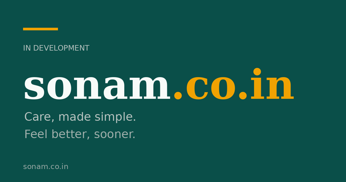 Link preview image for sonam.co.in